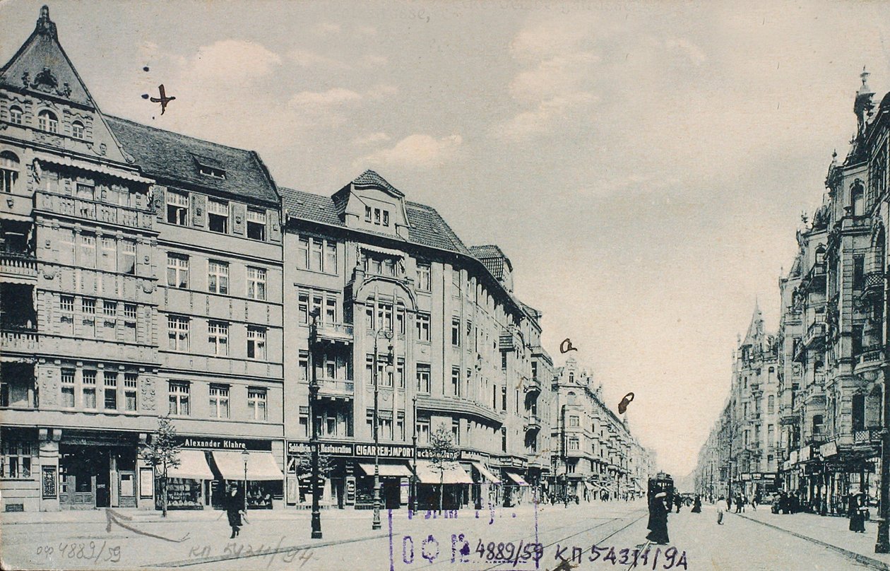 Motzstrasse, Berlin, Tyskland, 1910
