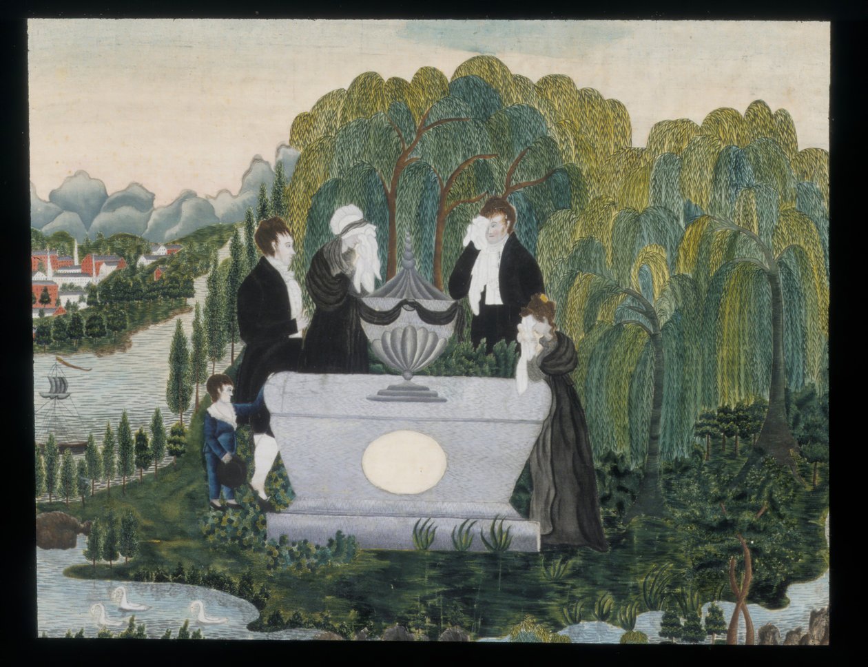 Sorgbillede, ca. 1810. af Unbekannt