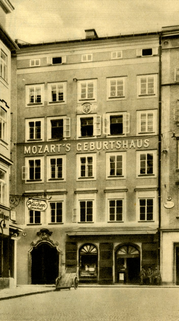 Mozarts fødested, Salzburg, Østrig, c1935. af Unbekannt