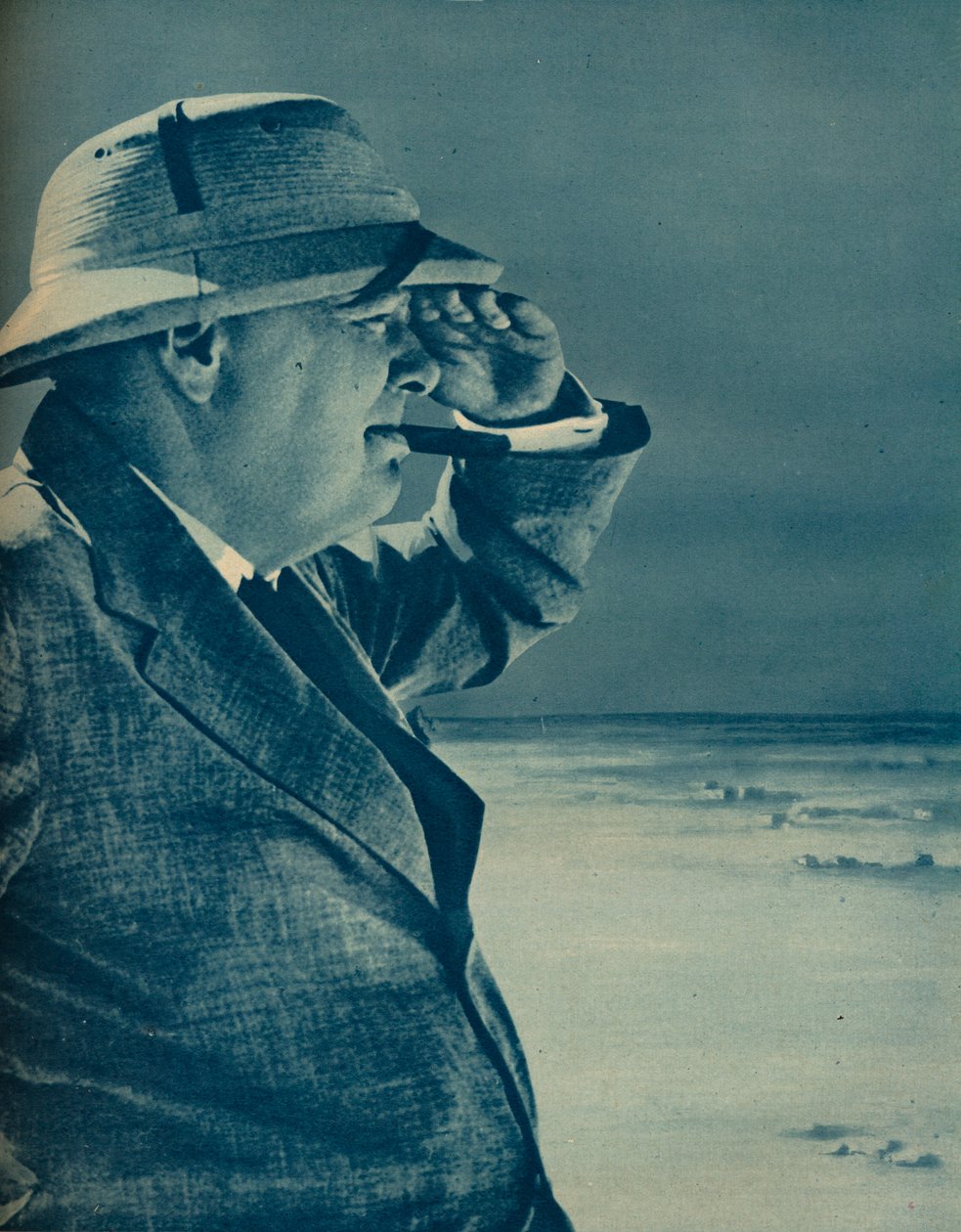 Mr. Churchill spionerer fjenden, 1942. af Unbekannt