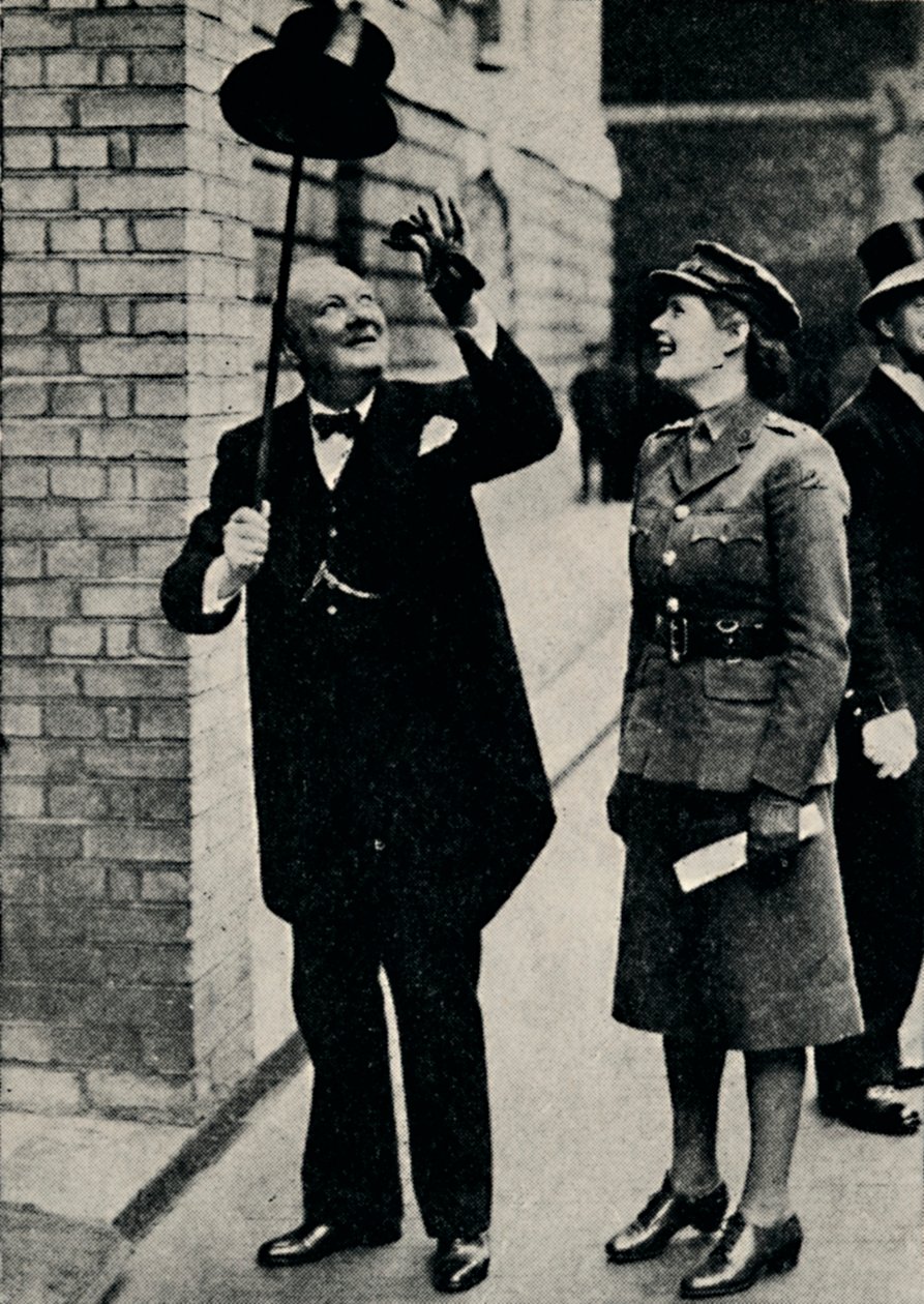Mr. Churchill i muntert humør, 1940