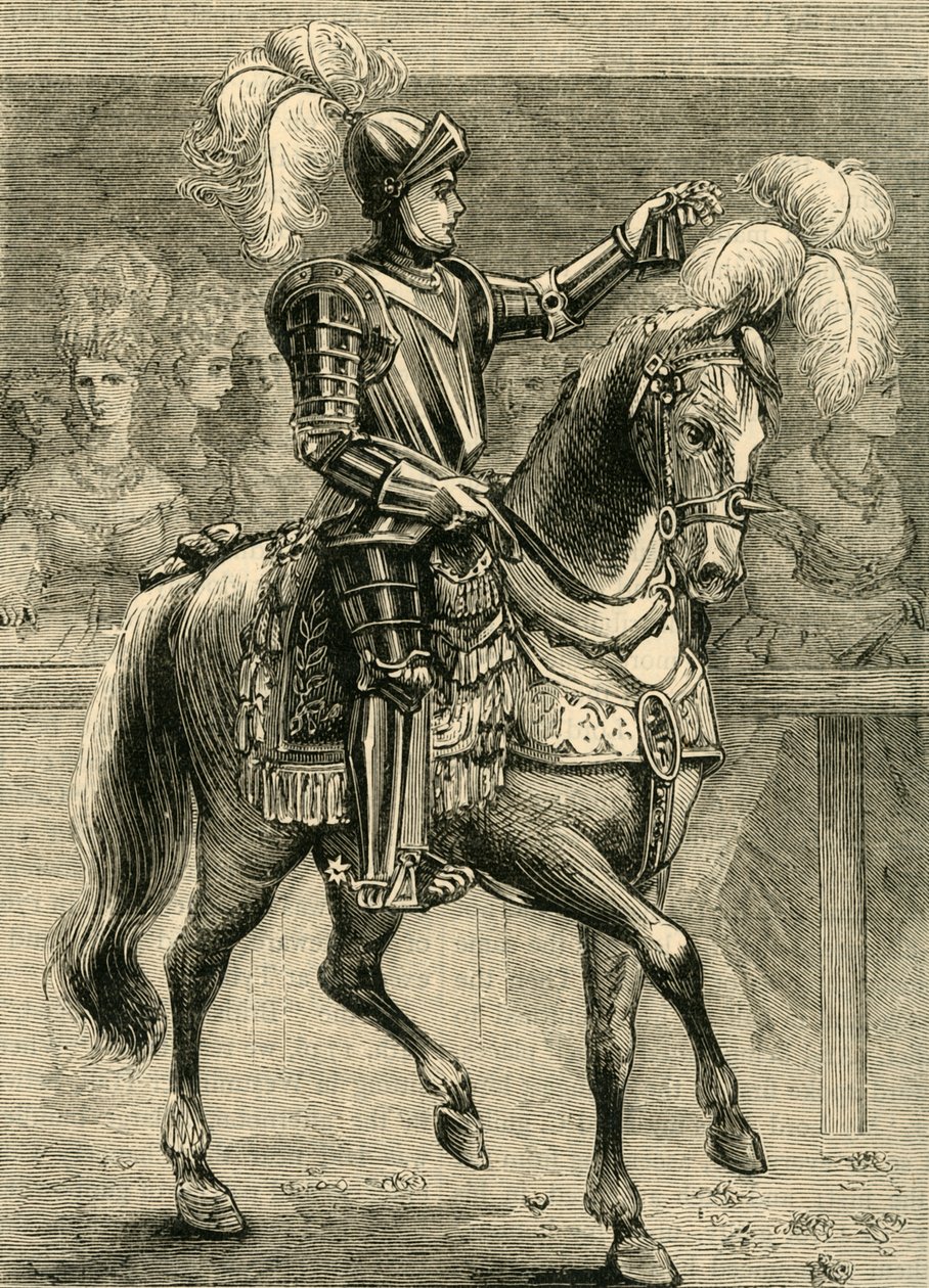 Mr. Dymoke, The Kings Champion, 1881. af Unbekannt