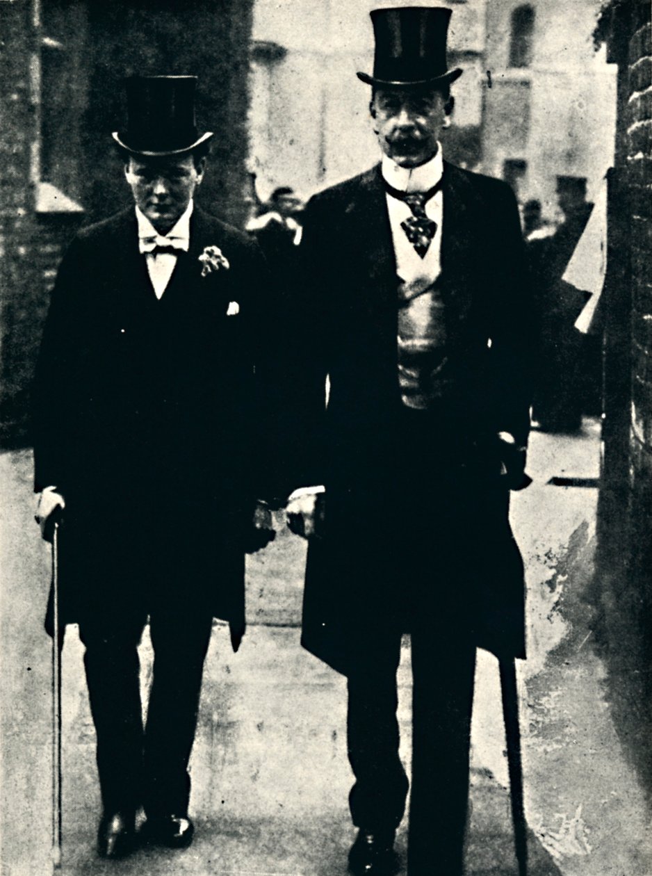 Mr. Lewis Harcourt og Mr. Churchill, c1900, 1945. af Unbekannt