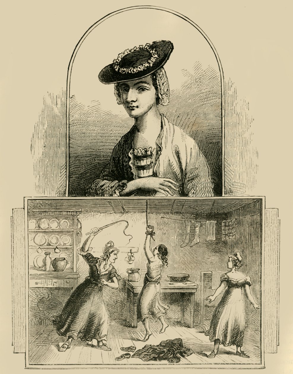 Fru Brownrigg, c1872. af Unbekannt