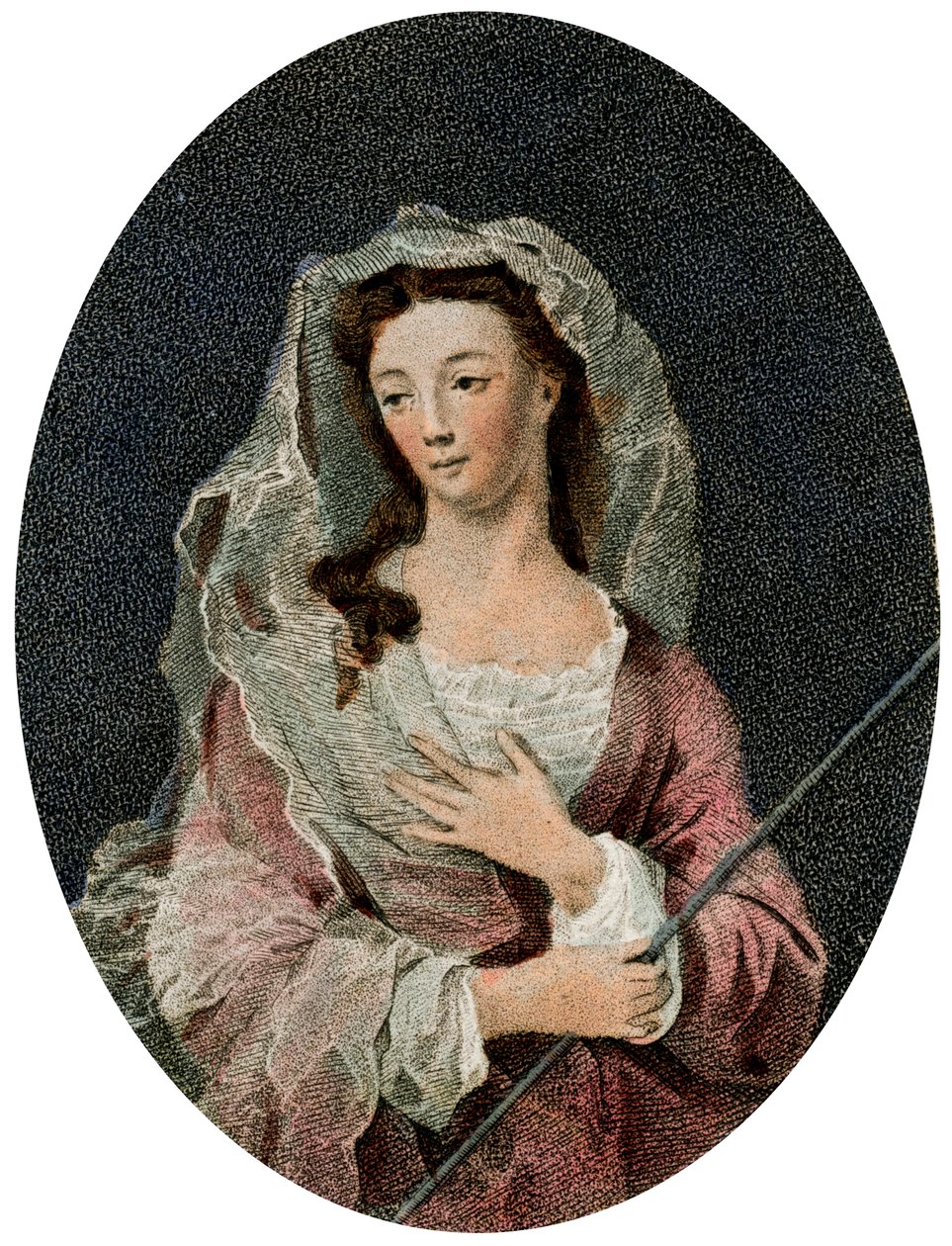 Fru Woffington, 1795 af Unbekannt