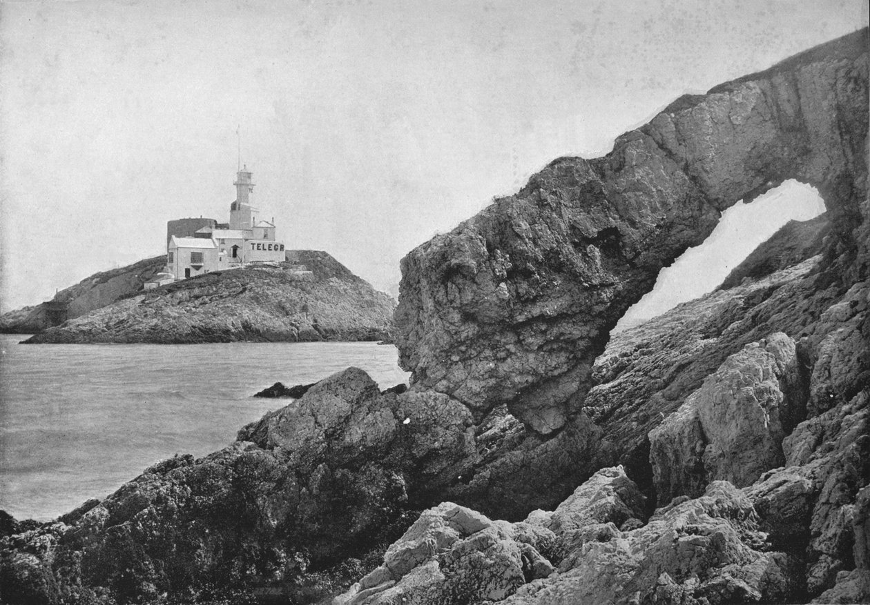 Mumbles - Fyrtårnet, 1895 af Unbekannt