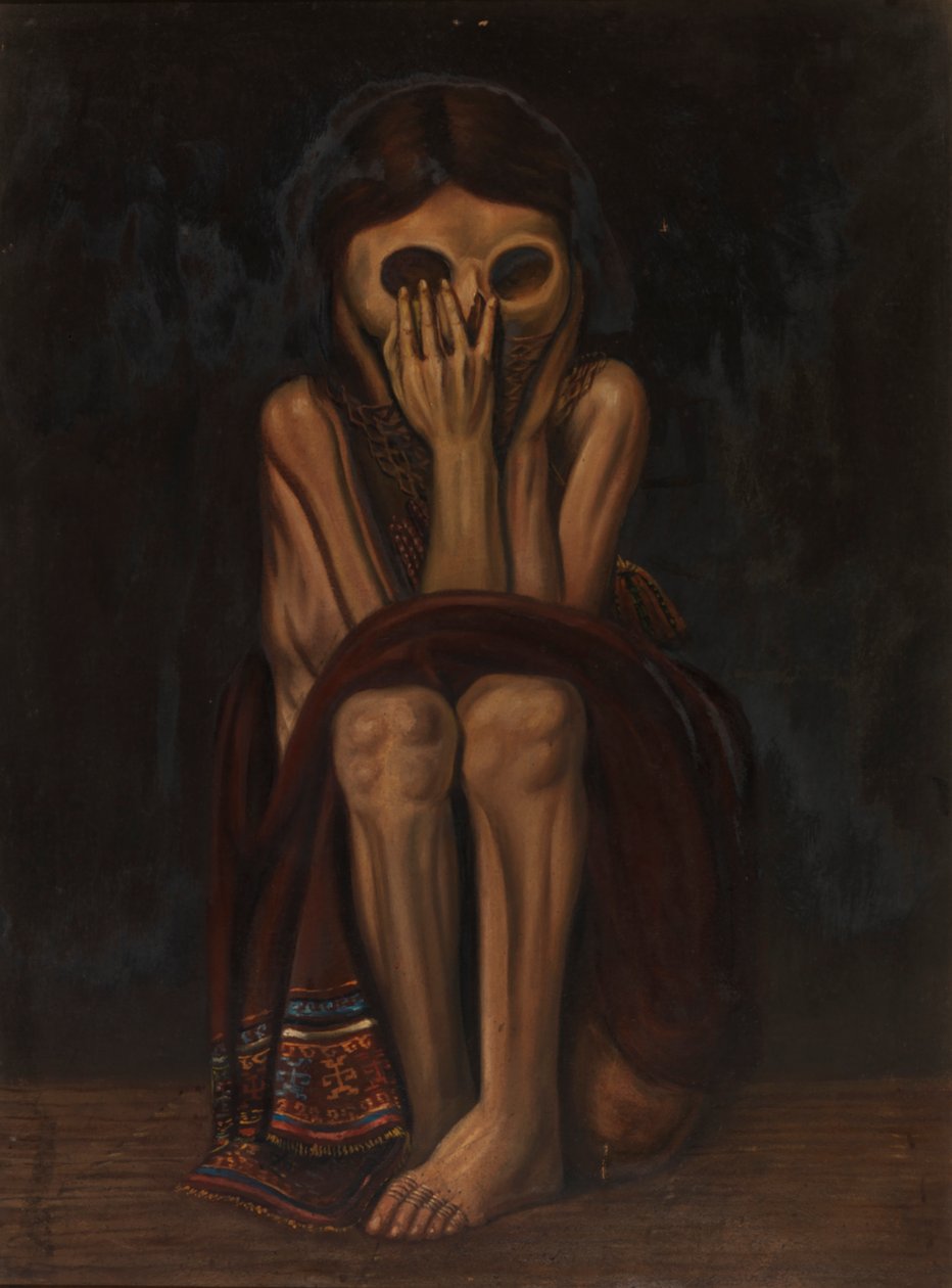 Mumie fra Grave, ca. 1890-1892. af Unbekannt