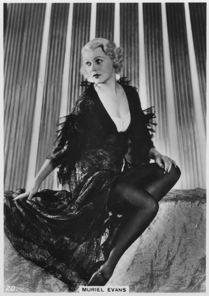 Muriel Evans, amerikansk filmskuespillerinde, c1938 af Unbekannt