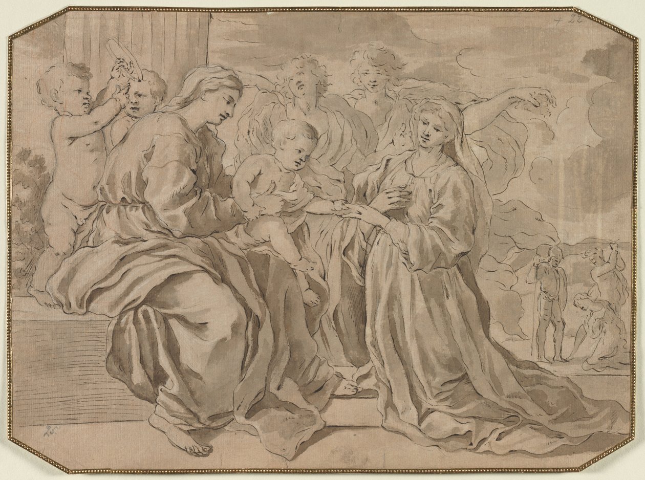 St. Catherines mystiske ægteskab. af Unbekannt
