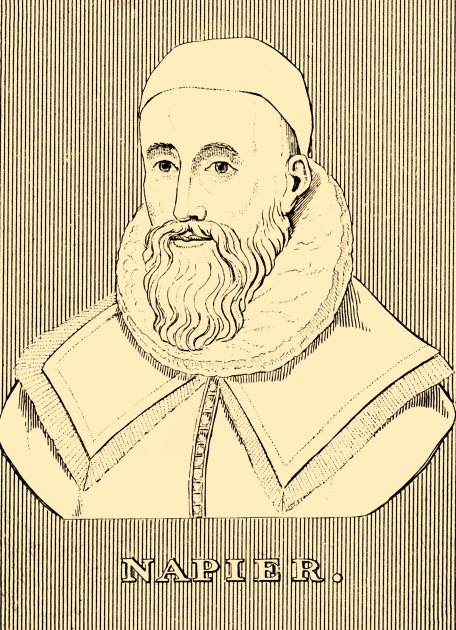 Napier, 1550-1617, 1830. af Unbekannt