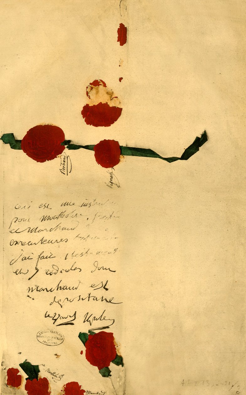 Napoleons vil, 16. april 1821, 1921. af Unbekannt