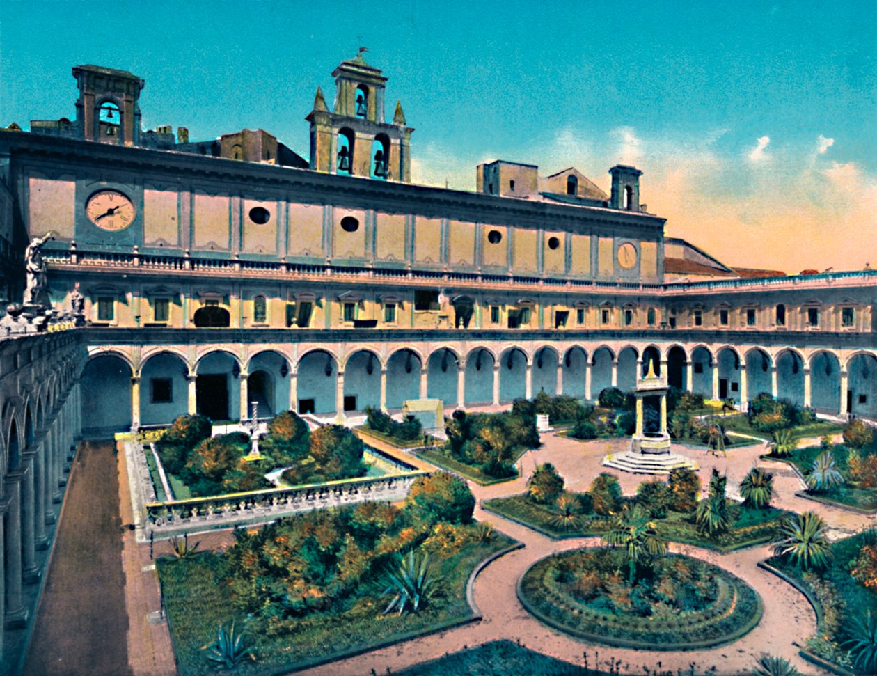 Napoli - Kiosk af S. Martino, c1900. af Unbekannt