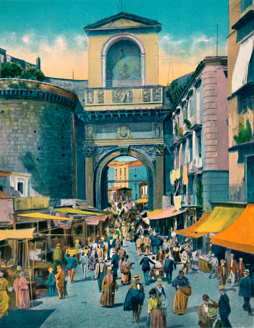 Napoli - Porta Capuana, c1900. af Unbekannt