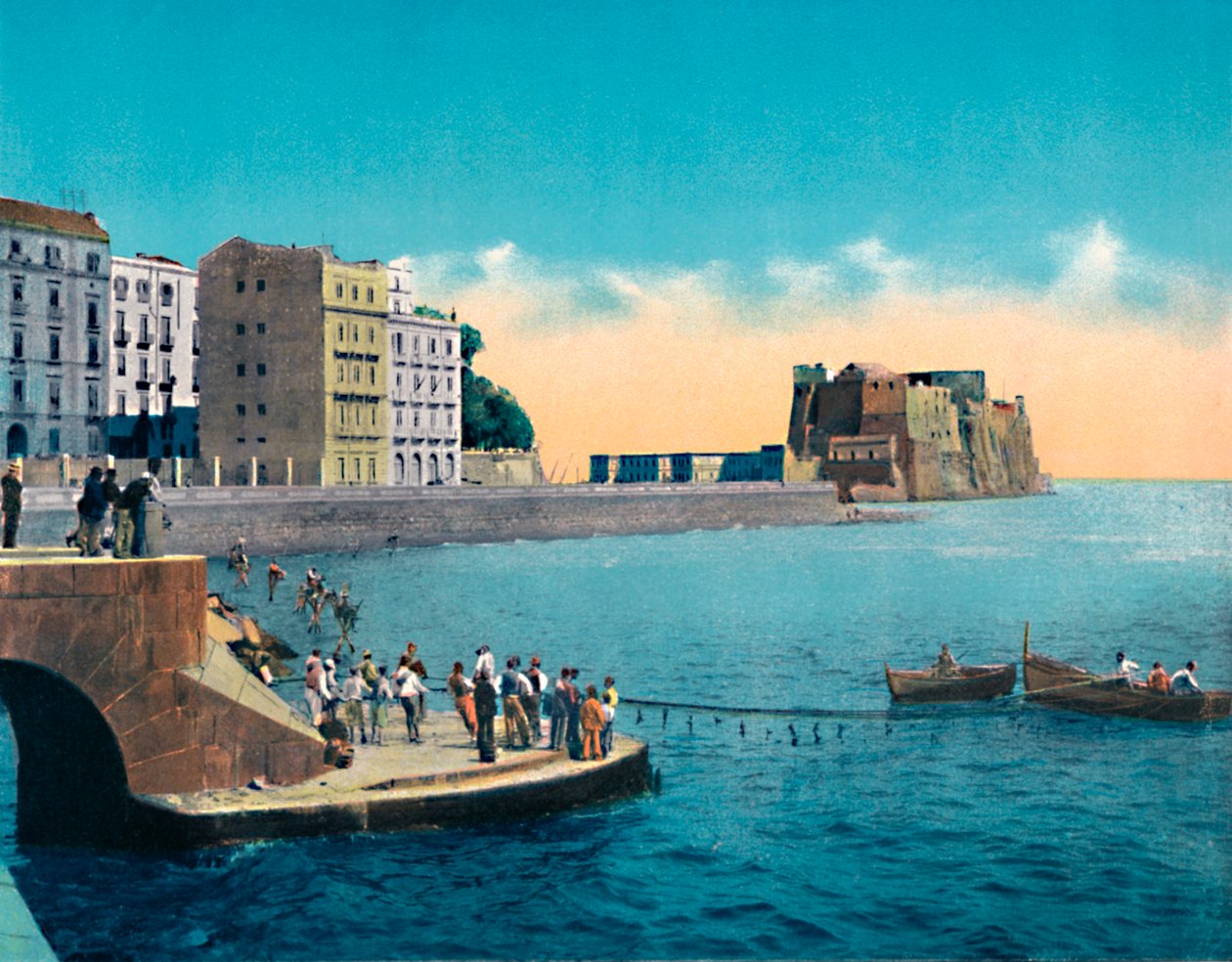 Napoli - Via Partenope og Castel Dell
