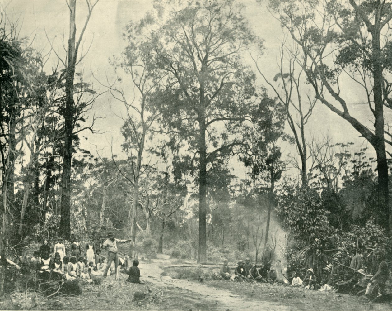 Native Sports, Lake Tyers, 1901. af Unbekannt