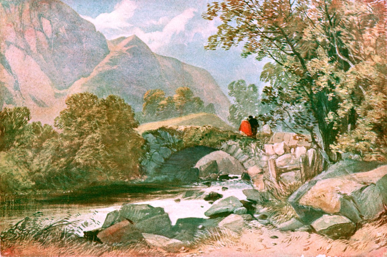 I nærheden af Bettws-y-Coed, North Wales, c1900. af Unbekannt