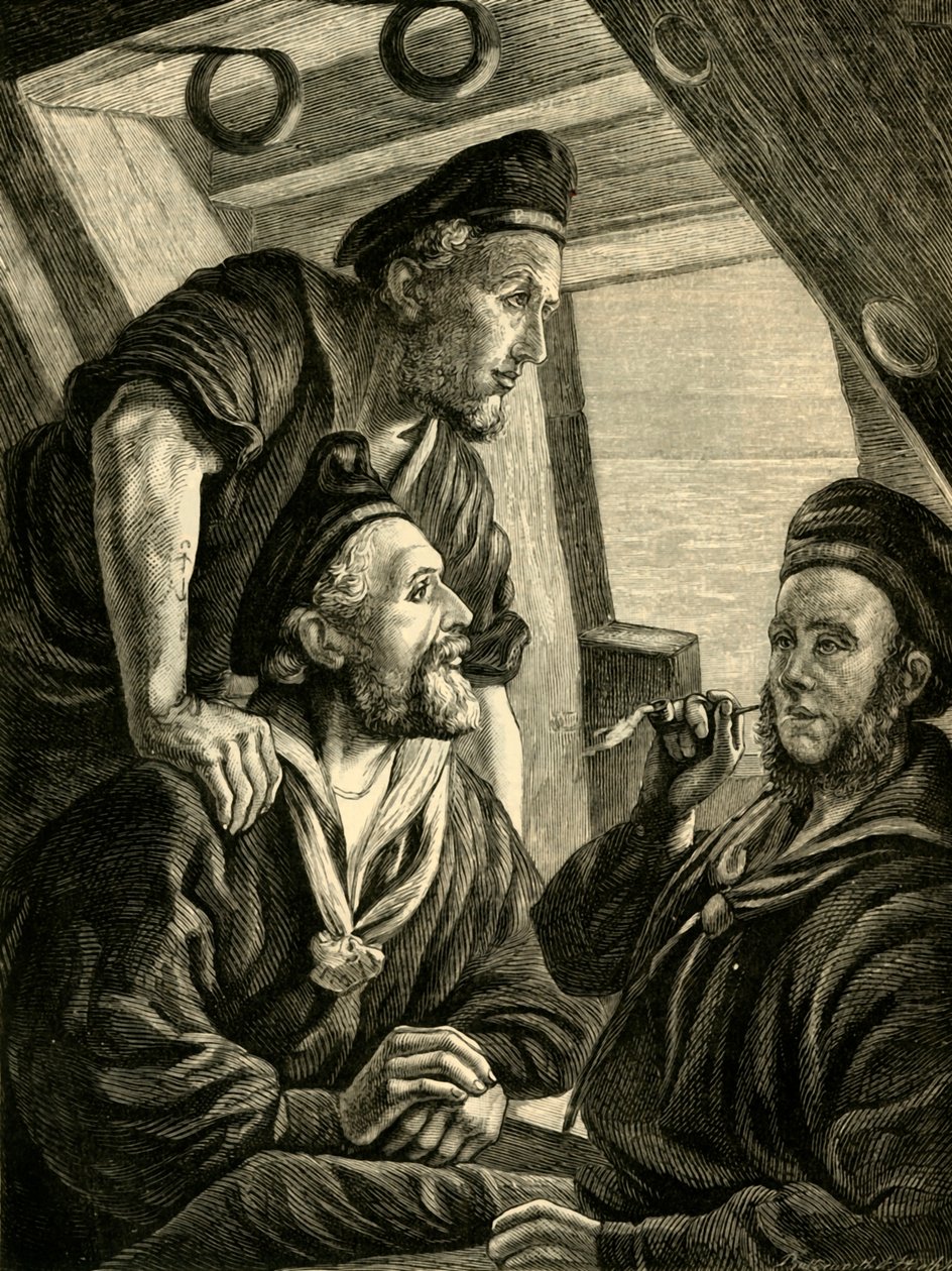 Nærmer sig Hjem, 1881. af Unbekannt