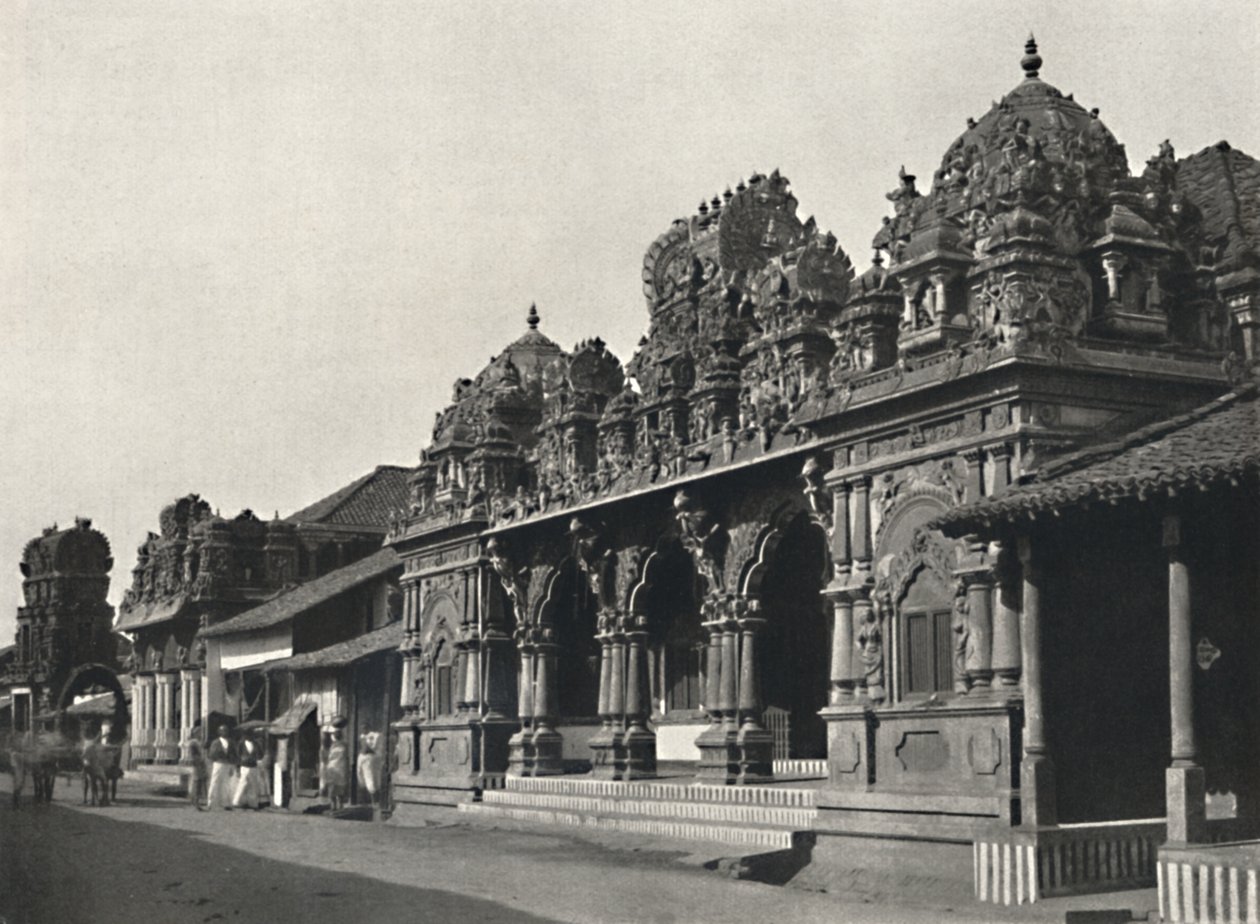Neuer Hindutempel Pithat, Colombo, 1926 af Unbekannt