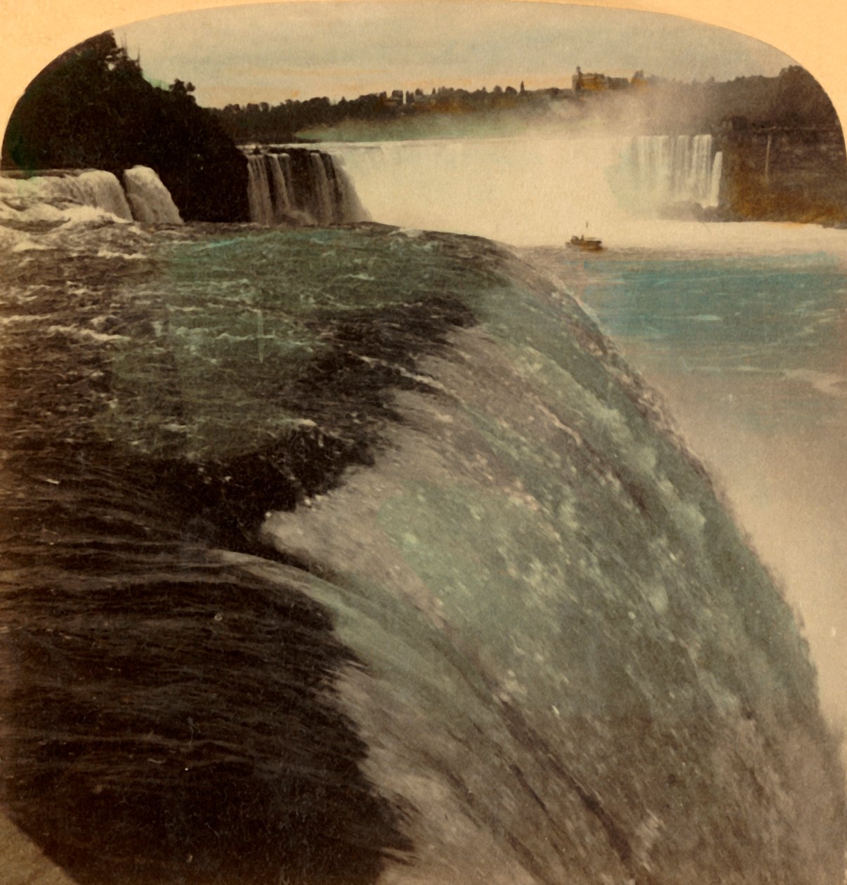 Niagara Falls fra Prospect Point, U.S.A., 1894. af Unbekannt