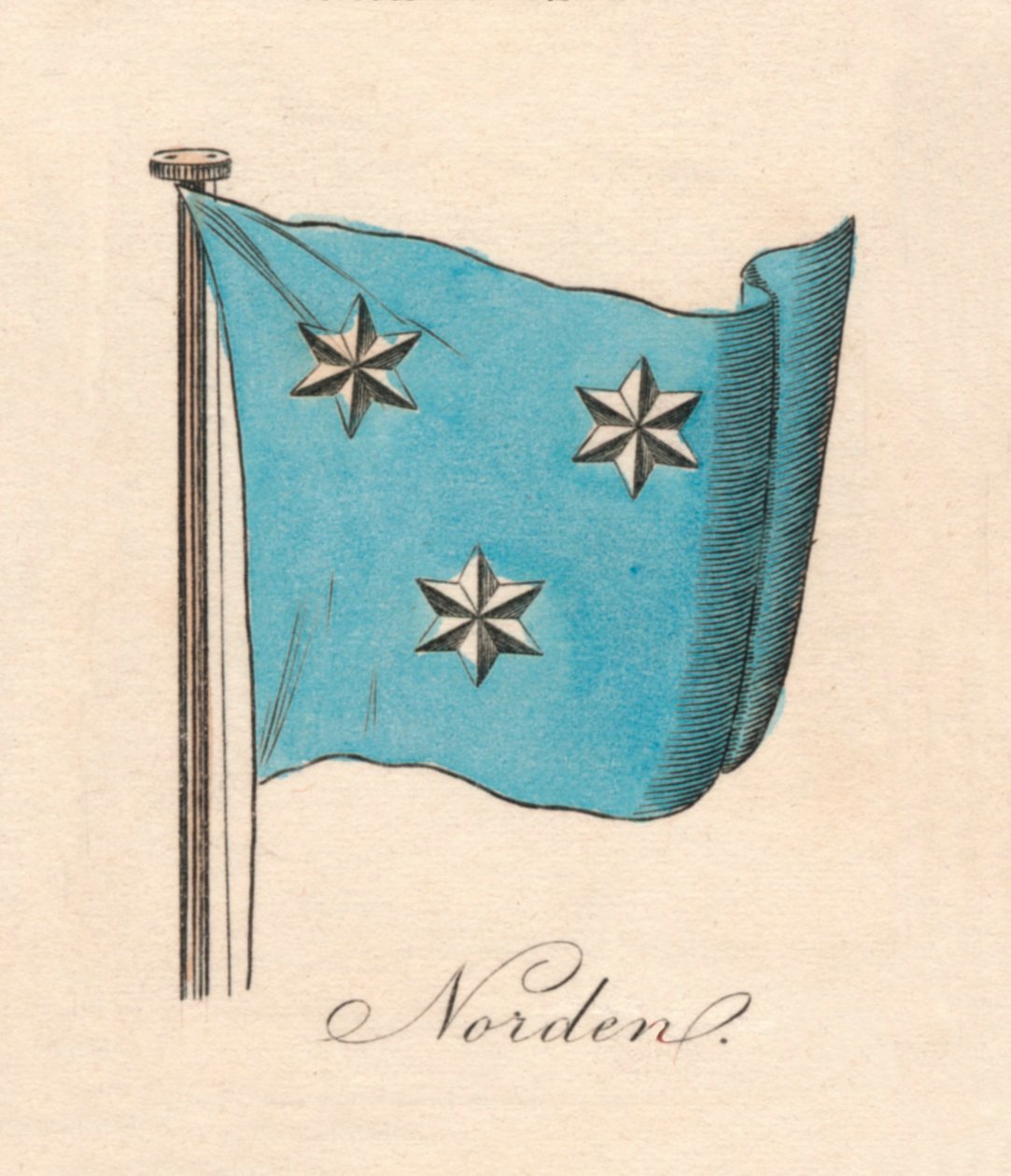 Nord, 1838 af Unbekannt