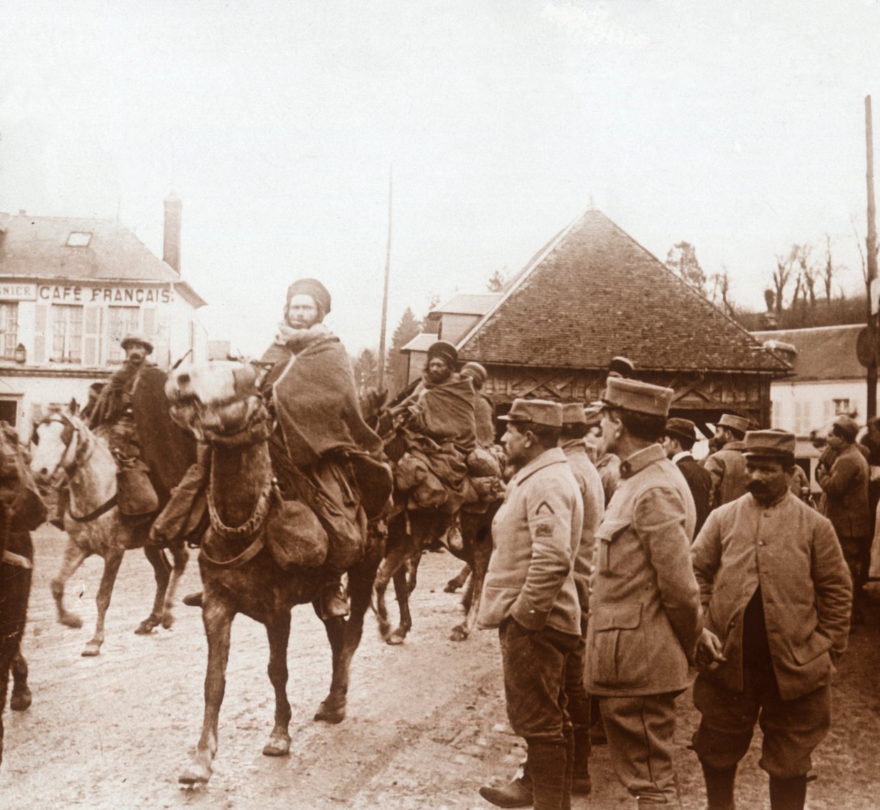 Nordafrikanske soldater, c1914-c1918 af Unbekannt