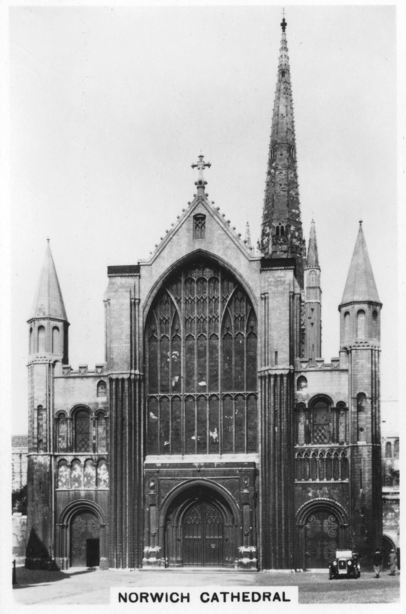 Norwich Cathedral, Norfolk, 1937 af Unbekannt