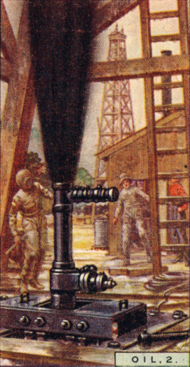 Oil, 2. - Controlling a Gusher, U.S.A., 1928 af Unbekannt