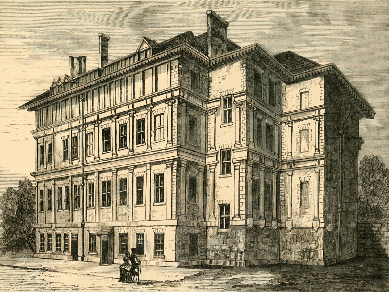 Old Craven House, 1800, 1881. af Unbekannt