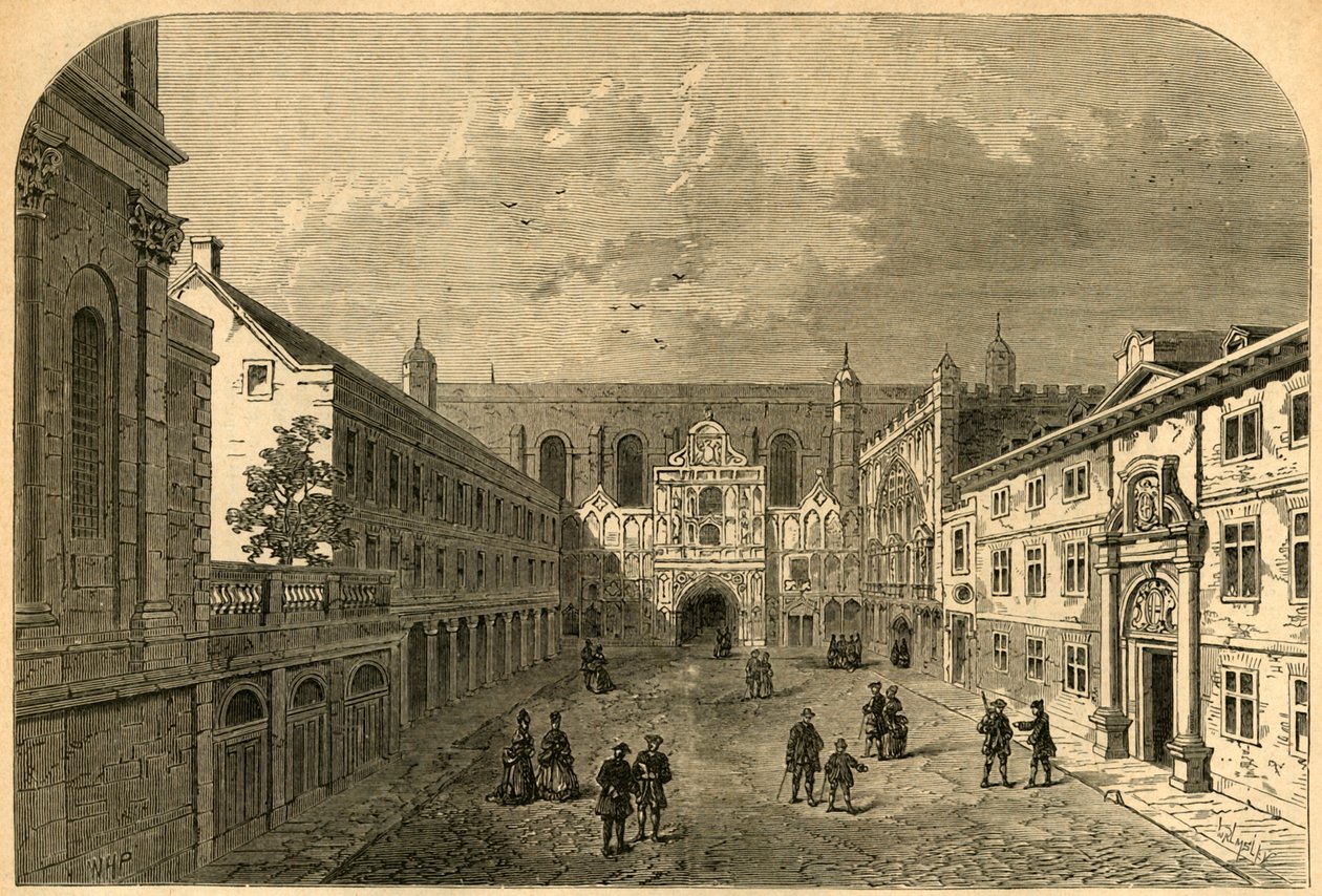 Old Front of Guildhall, c1725, 1897. af Unbekannt