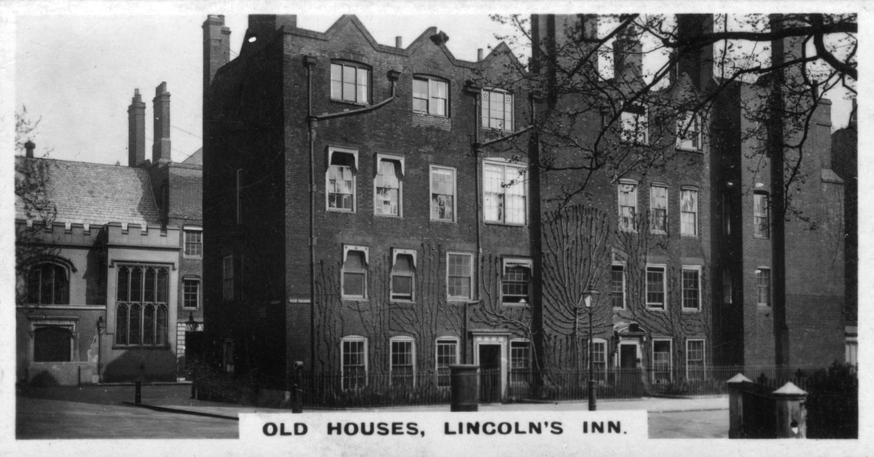 Old Houses, Lincolns Inn, London, c1920