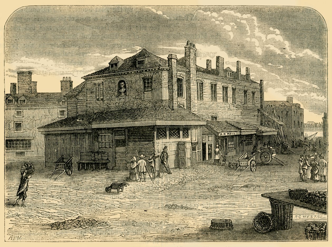 Old Hungerford Market, 1881. af Unbekannt