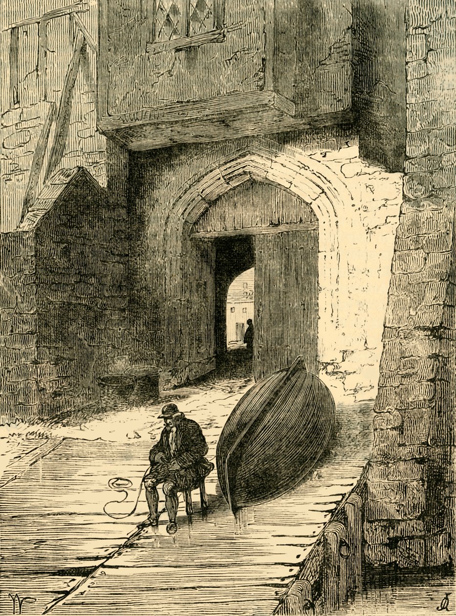 Gamle Whitehall-trapper, c1878. af Unbekannt