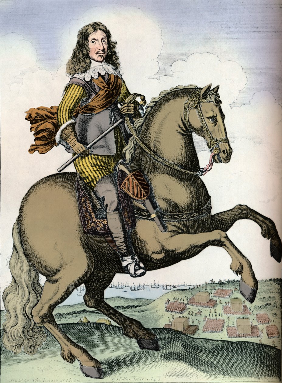Oliver Cromwell, 1640 af Unbekannt