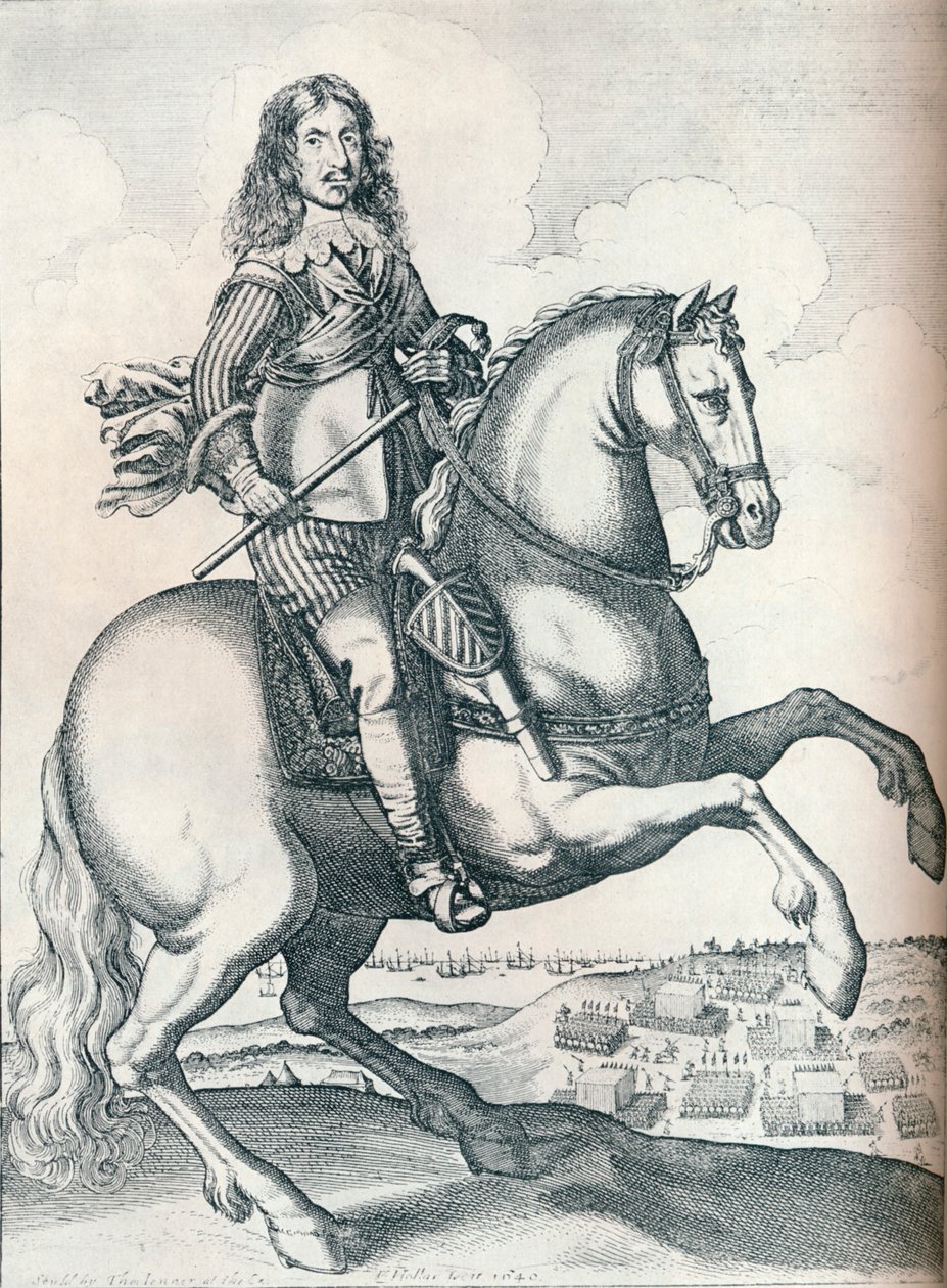 Oliver Cromwell, 1640 af Unbekannt