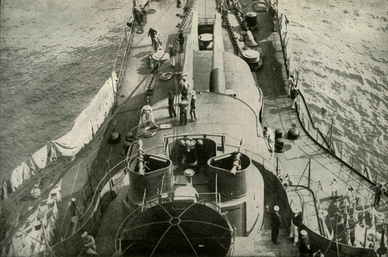 On Board A French Dreadnought, 1919. af Unbekannt
