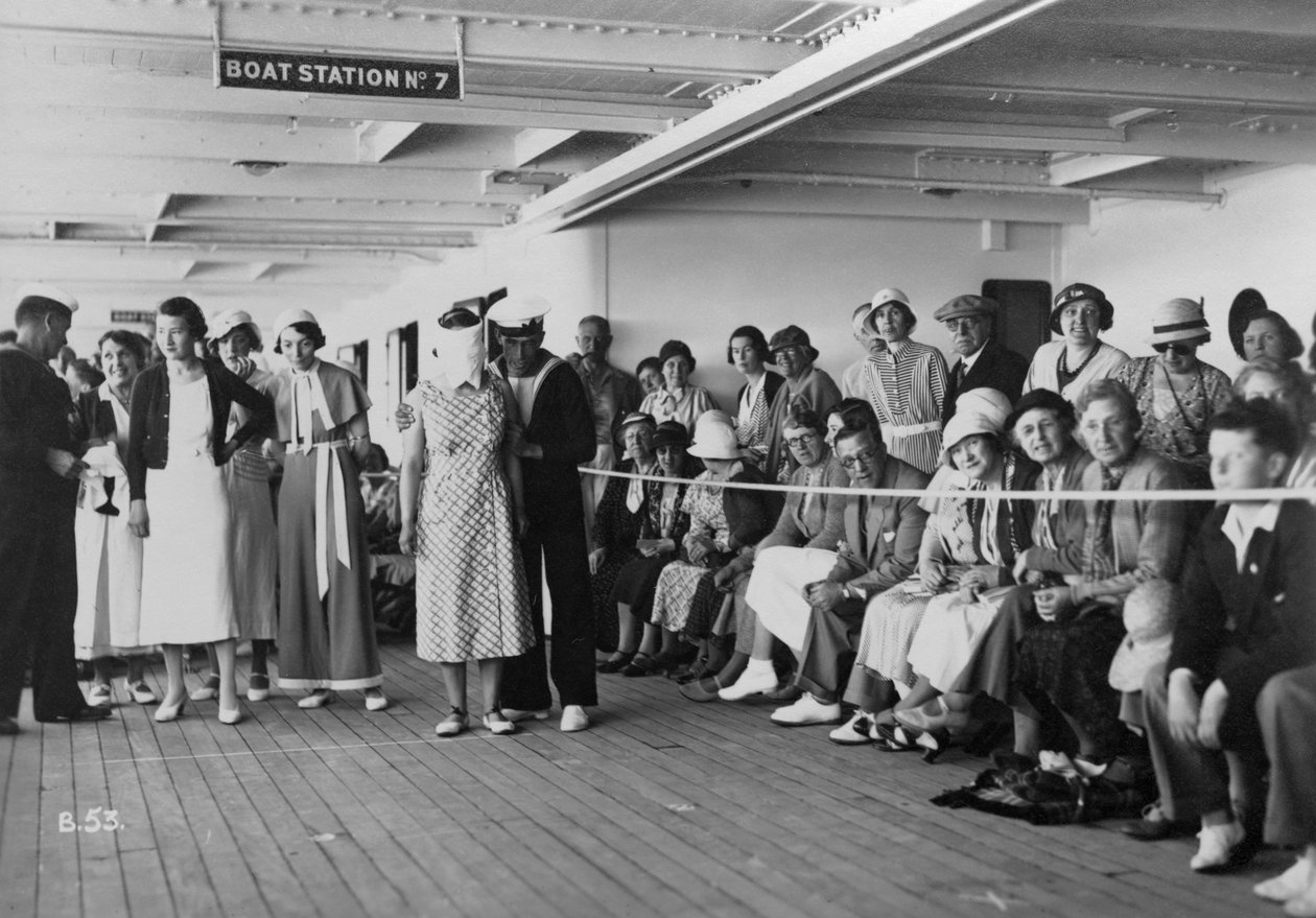 Om bord på RMS Atlantis, c1929-c1939 af Unbekannt