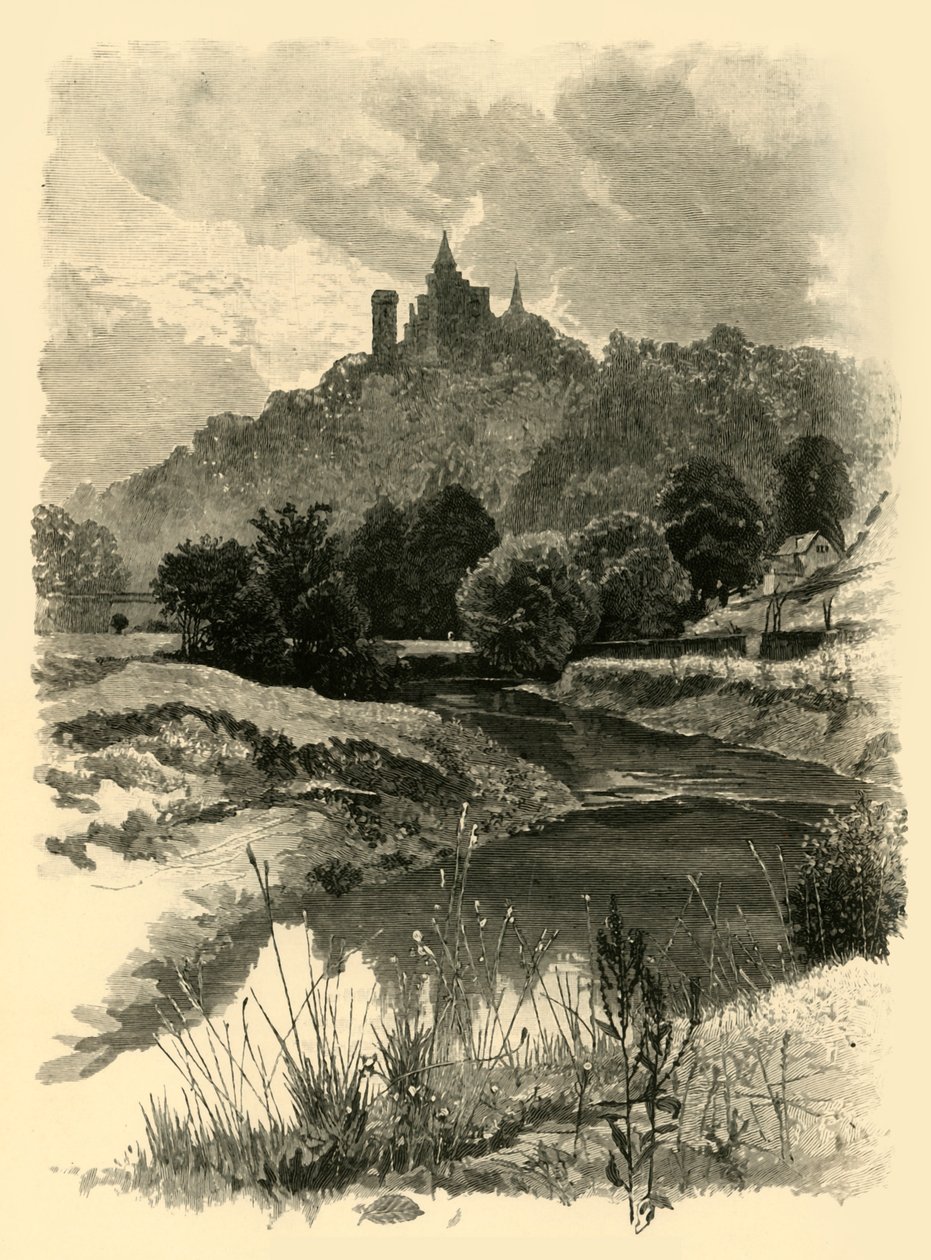 På Churnet, nær Alton Towers, 1898. af Unbekannt