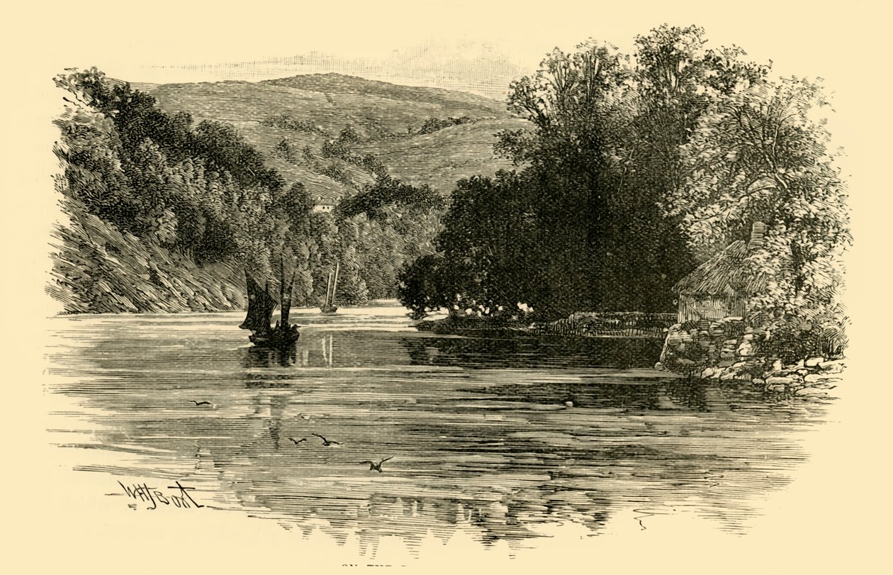 On the Dart ved Waynfleet, 1898. af Unbekannt