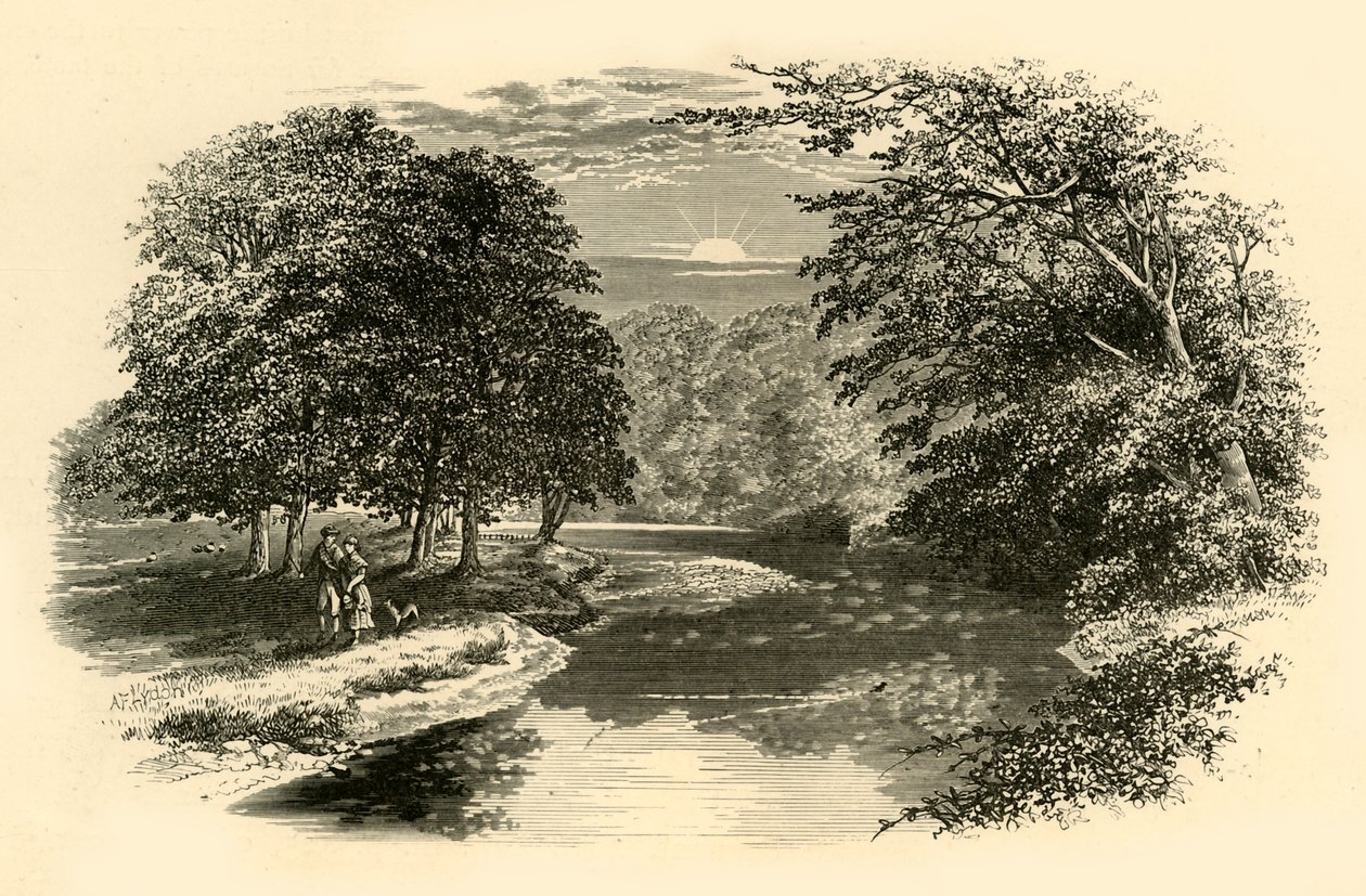 På Doon, c1890. af Unbekannt