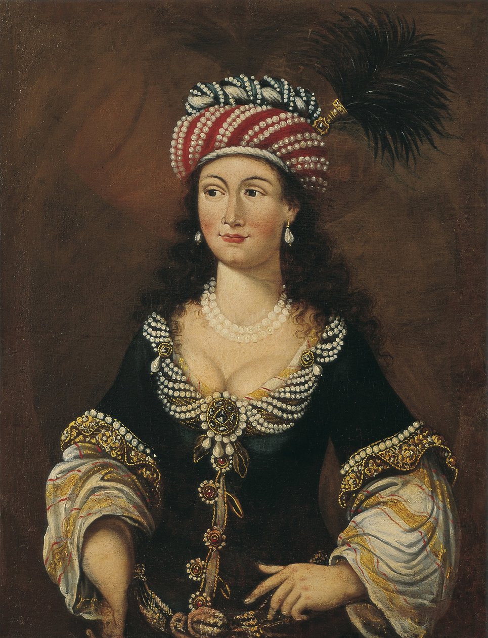 Orientalsk kvinde, ca 1681-1682 af Unbekannt