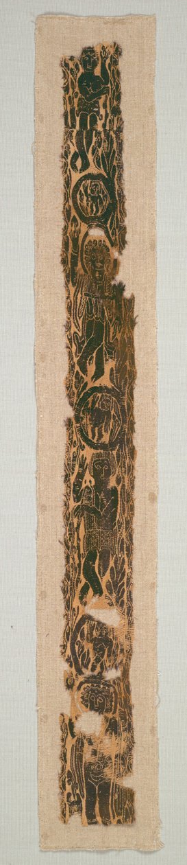 Ornamental skulderbånd fra en tunika, 600-650. af Unbekannt