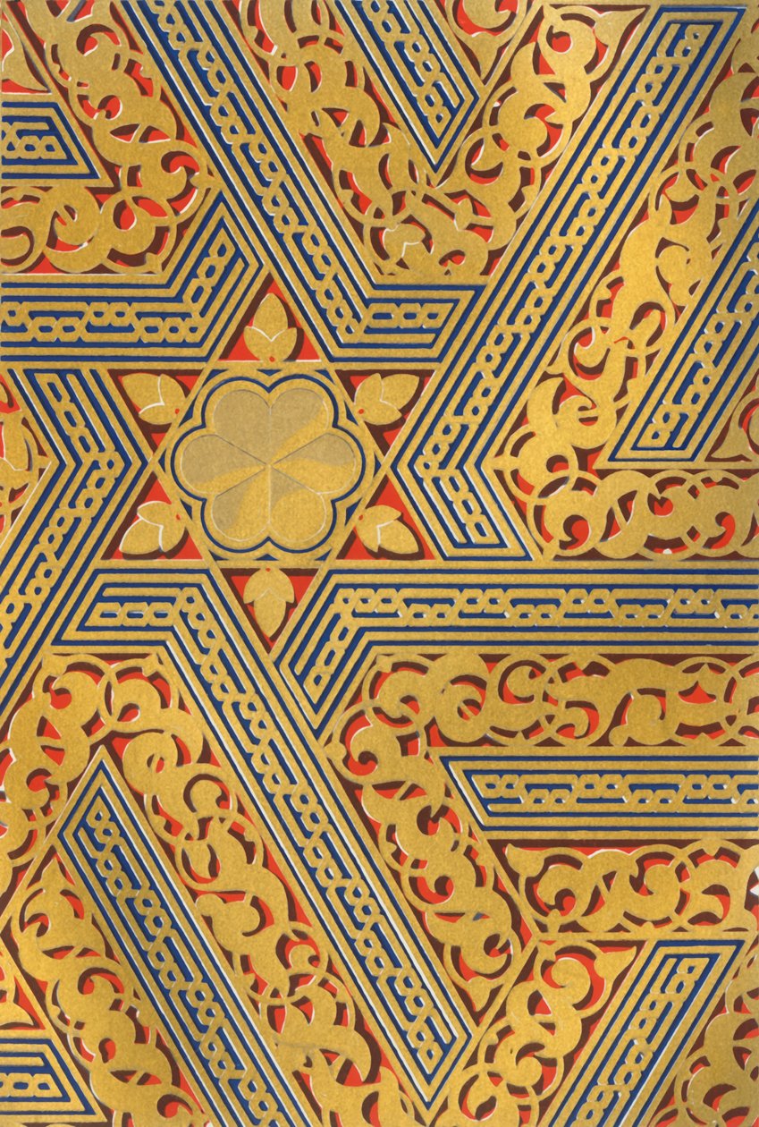 Ornamenter på væggene, House of Sanchez, 1907. af Unbekannt