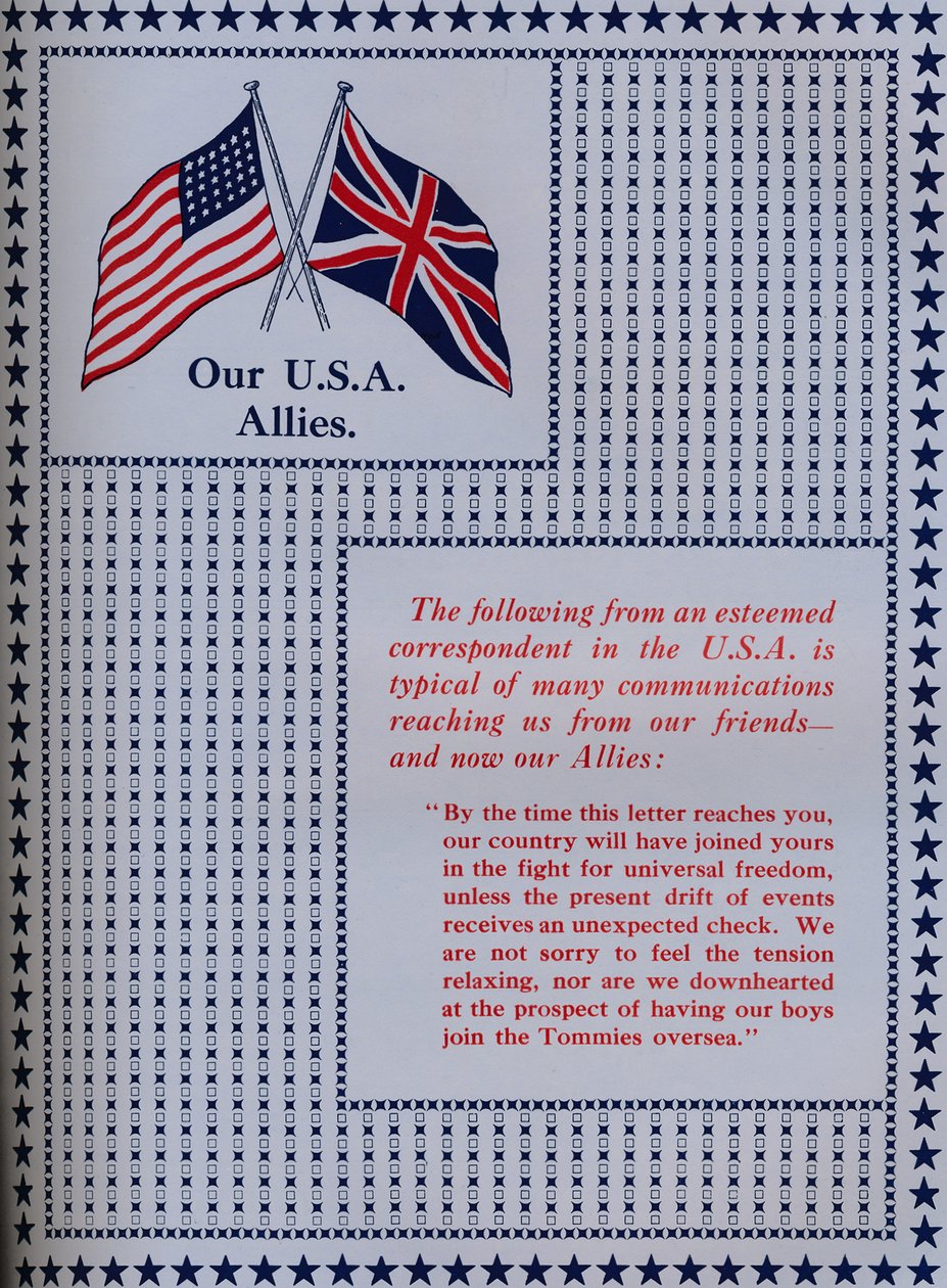 Vores U.S.A. allierede, 1917 af Unbekannt