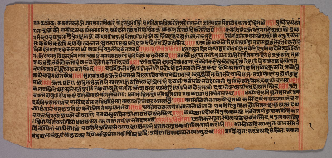 Sider fra et Jaina-manuskript, 1400-1500-tallet. af Unbekannt