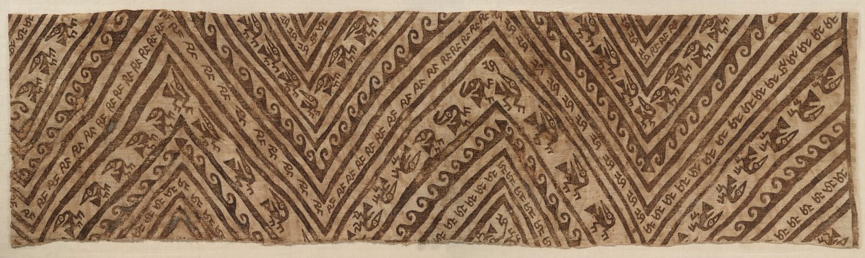 Malet indpakning til mor, ca. 1100-1400 e.Kr. af Unbekannt