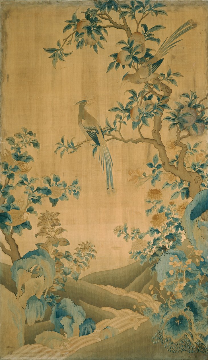 Panelmøbelstof, Kina, Qing-dynastiet 1644-1911, 17501800. af Unbekannt