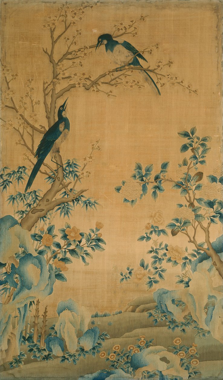 Panelmøbelstof, Kina, Qing-dynastiet 1644-1911, 17501800. af Unbekannt