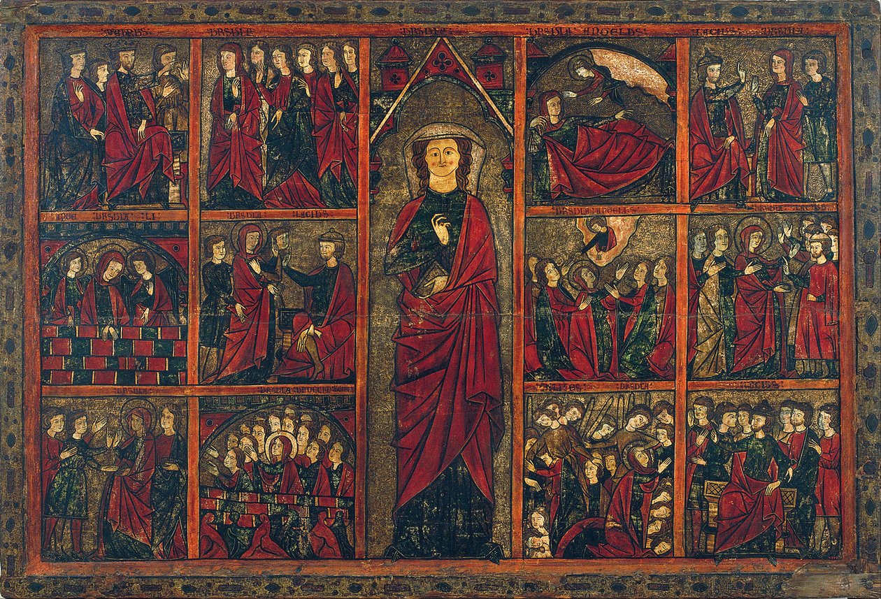 Panel af Saint Ursula af Unbekannt