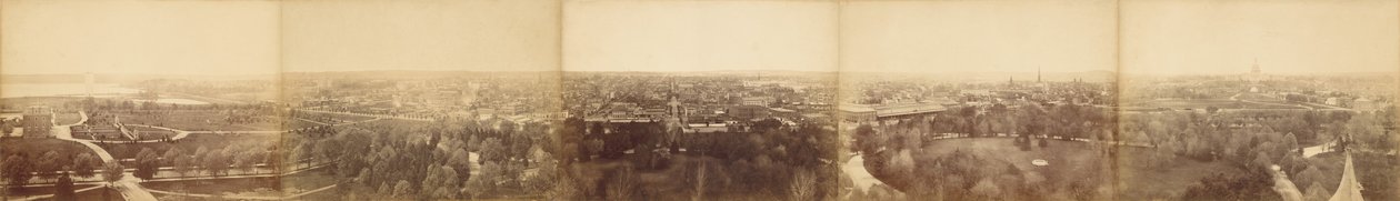 Panoramaudsigt over Washington, DC, 1860-1876. af Unbekannt