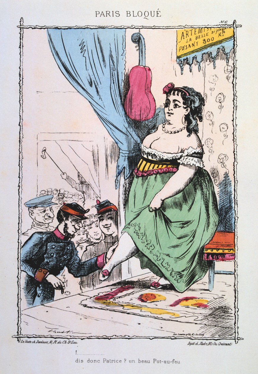 Paris belejrede, 1870-1871 af Unbekannt